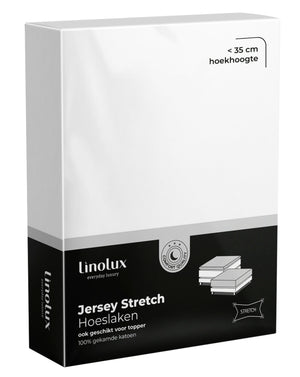 Hoeslaken Linolux Jersey White