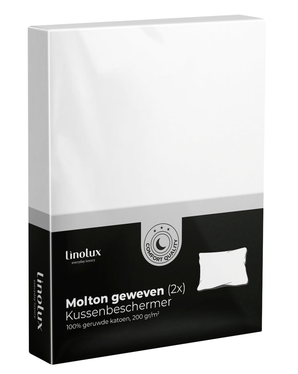 Molton Kussensloop Linolux 100% Katoen (2 stuks)