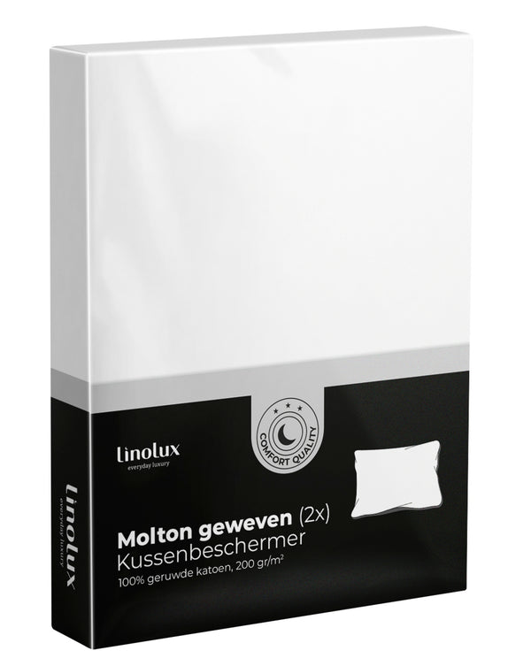 Molton Kussensloop Linolux 100% Katoen (2 stuks)