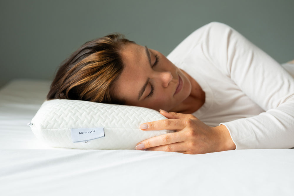 Linolux Hoofdkussen Memory Reiskussen