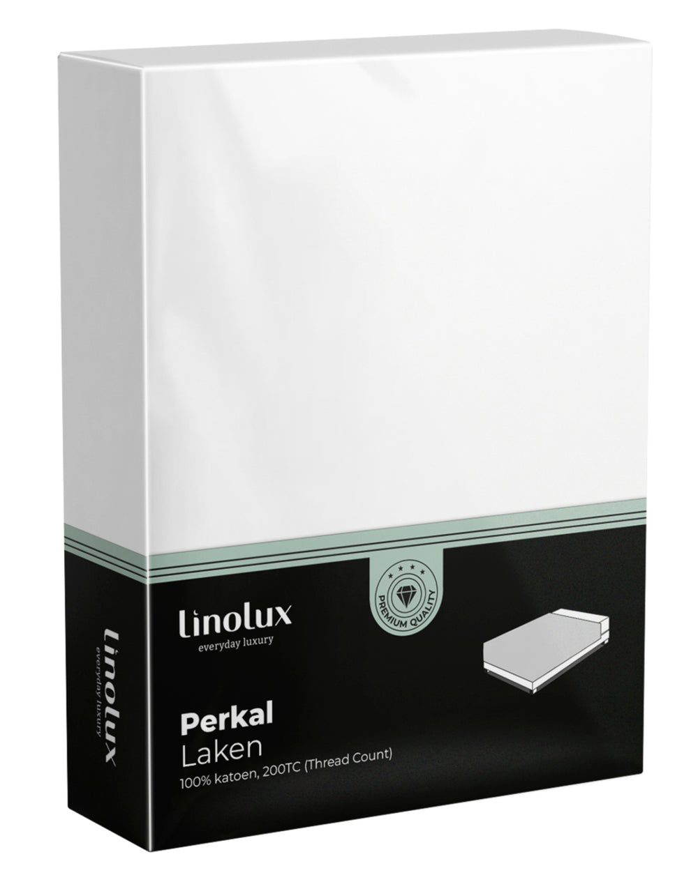 Laken Linolux Perkal White