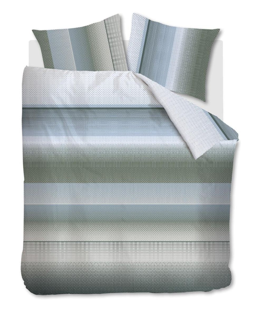 Dekbedovertrek Beddinghouse Mels Grey Green