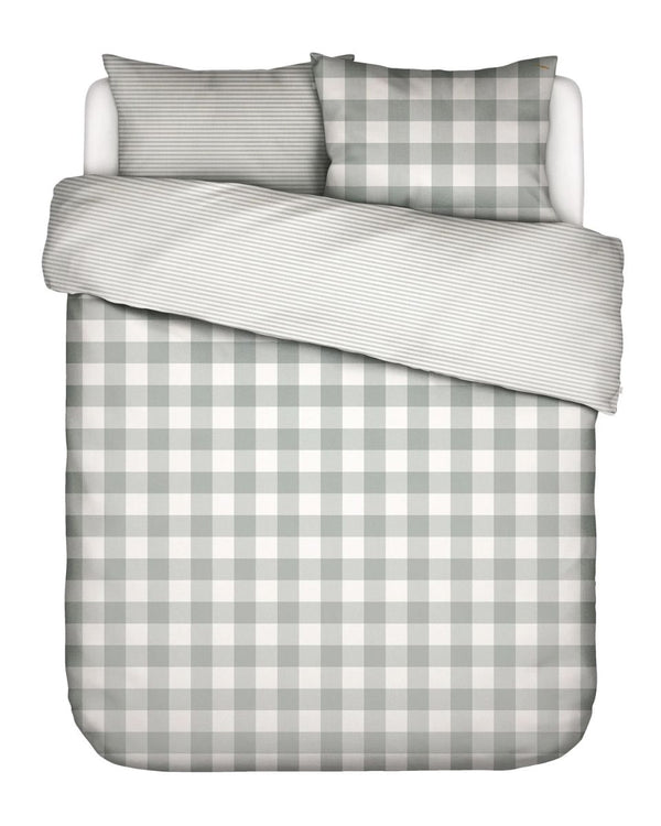 Dekbedovertrek Essenza Chess Dusty Green