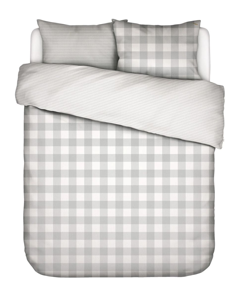 Dekbedovertrek Essenza Chess Grey