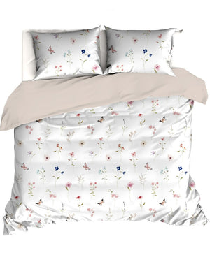 Dekbedovertrek Linolux Butterfly Garden Naturel