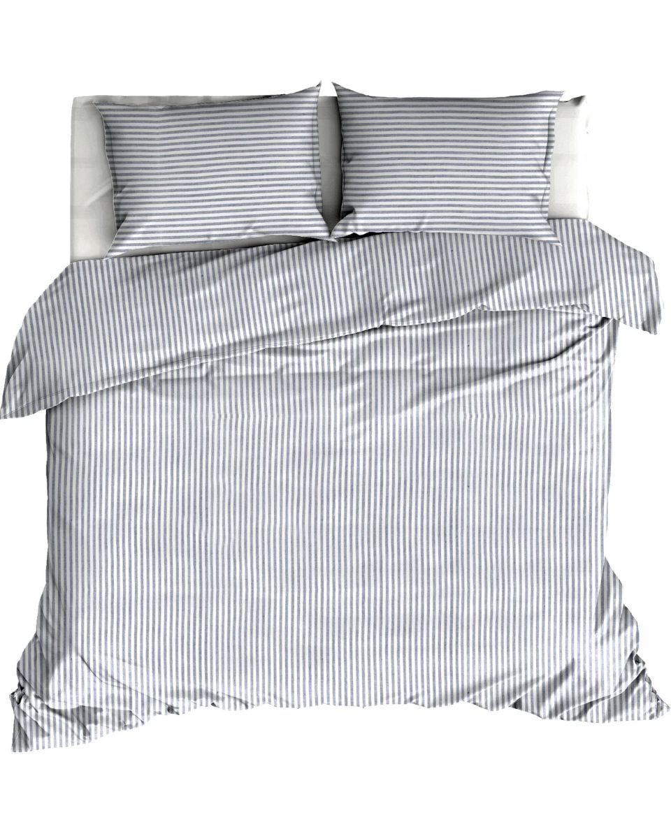 Dekbedovertrek Linolux Vintage Stripe Antraciet