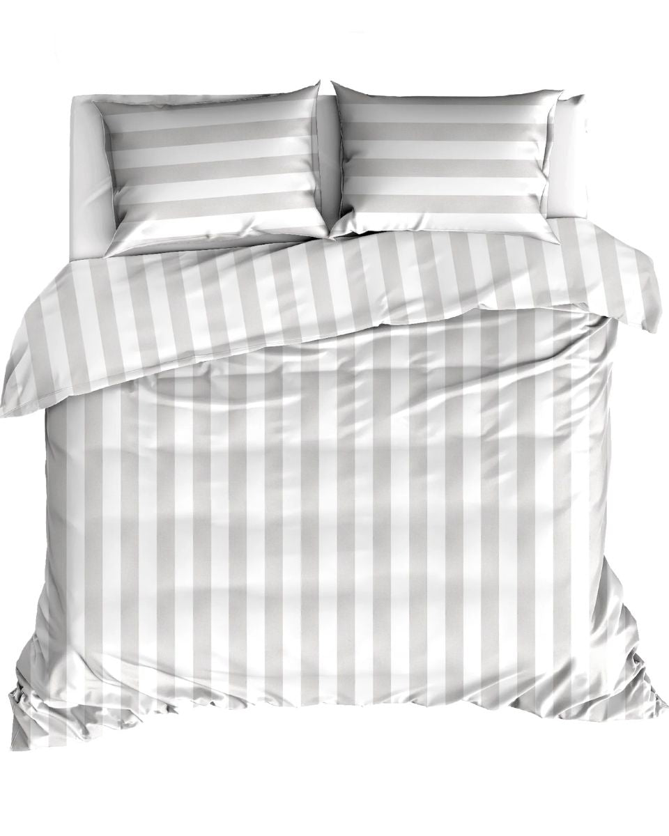 Dekbedovertrek Livello Beach Stripe Grey
