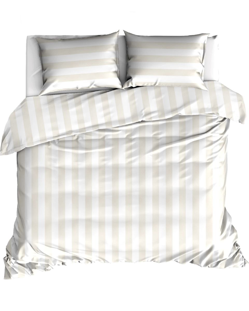 Dekbedovertrek Livello Beach Stripe Sand