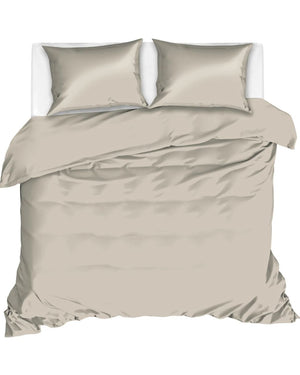 Dekbedovertrek Livello Uni Satijn Sand