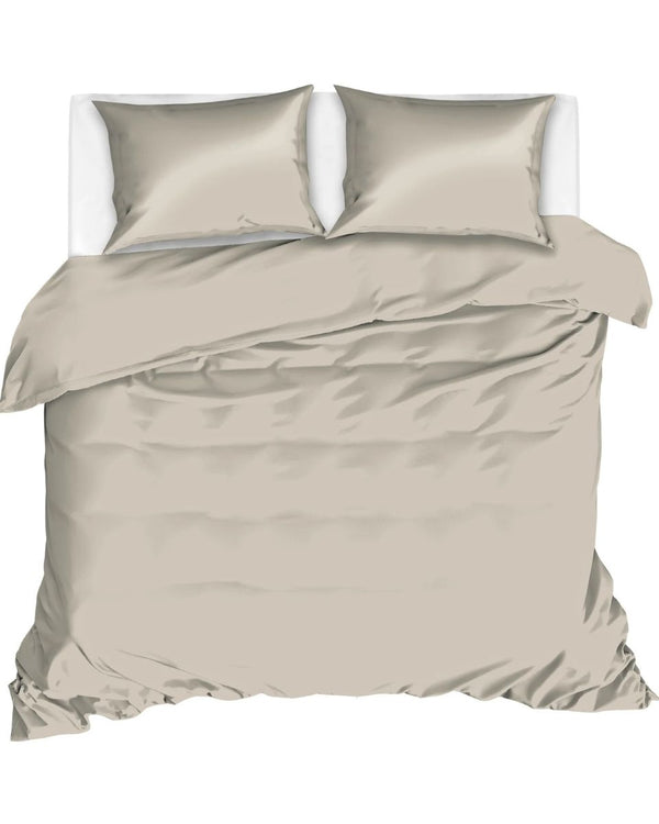 Dekbedovertrek Livello Uni Satijn Sand