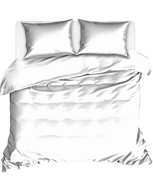 Dekbedovertrek Livello Uni Satijn Wit