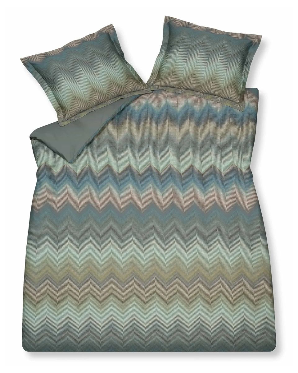Dekbedovertrek Vandyck Ziggy Sage Green