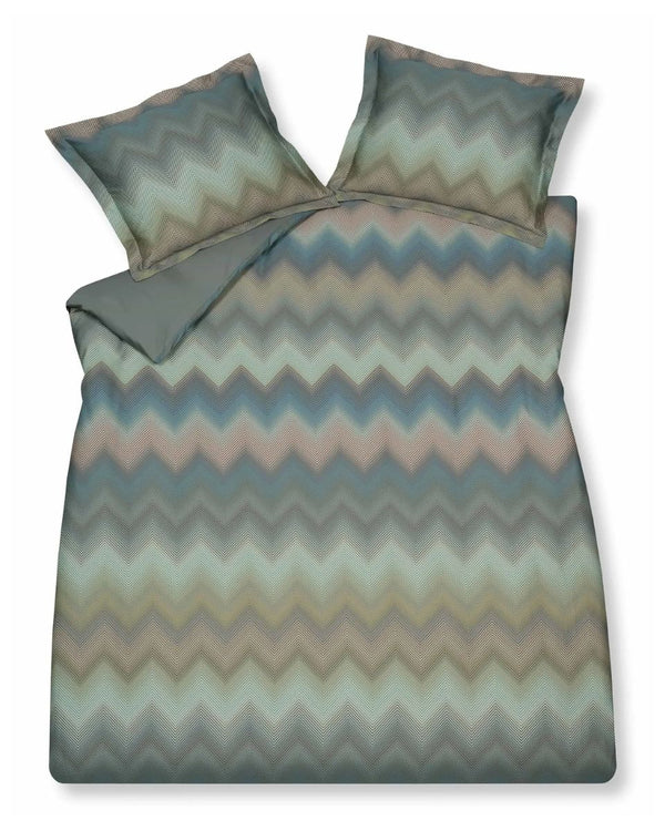Dekbedovertrek Vandyck Ziggy Sage Green