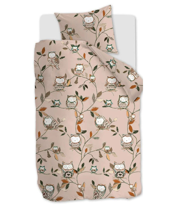 Kinder Dekbedovertrek Beddinghouse Owlsome Pink