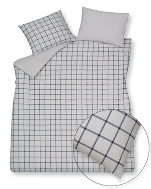 Dekbedovertrek Vandyck Dundee Blue Ink Flanel