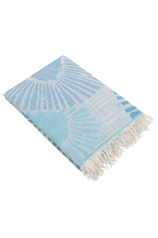 Hamamdoek Zusenzomer Alya Turquoise
