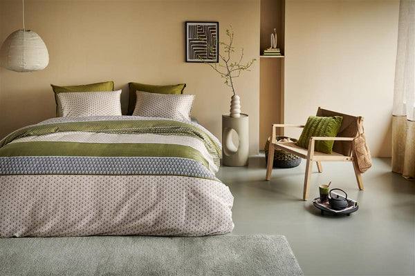 Sfeer Dekbedovertrek Beddinghouse Aster Green