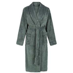 Badjas Linolux Olan Green voorzijde