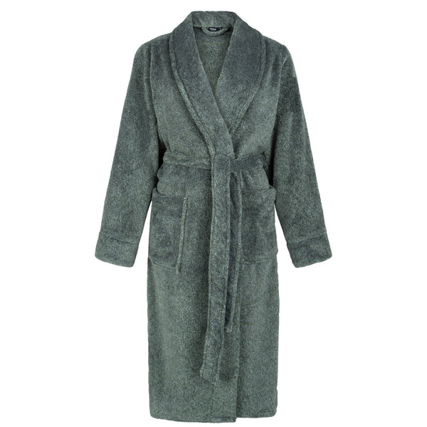 Badjas Linolux Olan Green voorzijde