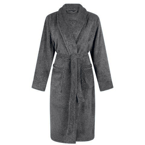 Badjas Linolux Olan Grey voorkant