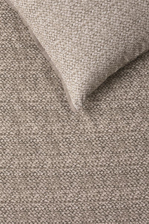 Dekbedovertrek Riviera Maison Braided Taupe detail