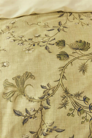 Dekbedovertrek Beddinghouse Charlotte Olive Green detail