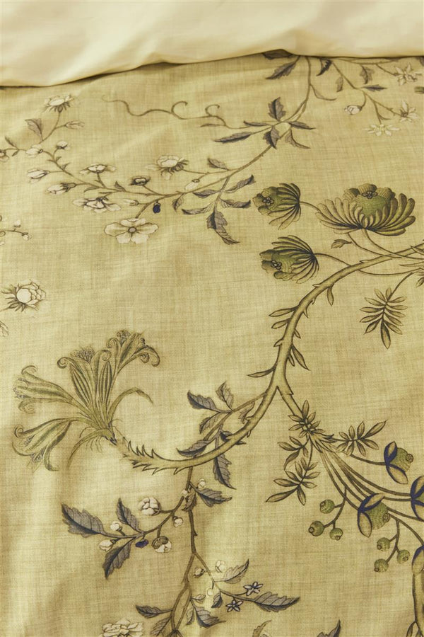 Dekbedovertrek Beddinghouse Charlotte Olive Green detail