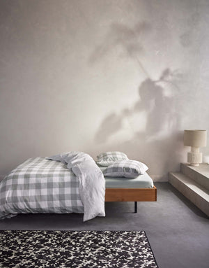 Dekbedovertrek Essenza Chess Dusty Green sfeer