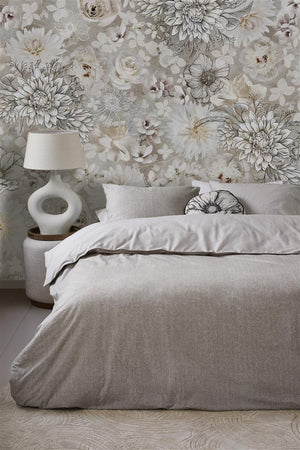 Dekbedovertrek Riviera Maison Chevron  Weave Sand sfeer