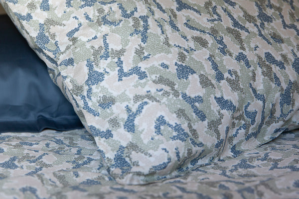 Dekbedovertrek Livello Bjorn Blue detail