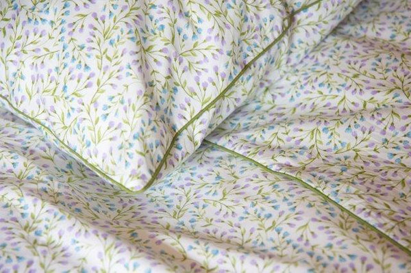 Dekbedovertrek Livello Mille Fleurs Blue detail