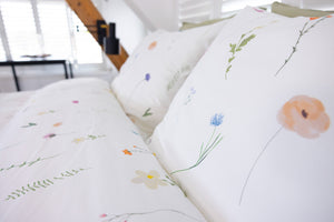 Dekbedovertrek Livello Field Flower Natural detail