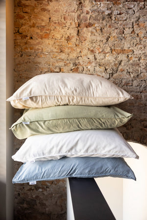 Kussensloop Linolux Washed Cotton White stapel