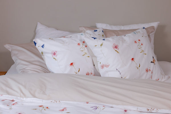 Dekbedovertrek Linolux Butterfly Garden Naturel binnenzijde