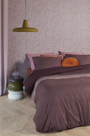Dekbedovertrek Beddinghouse Demi Dark Red sfeer