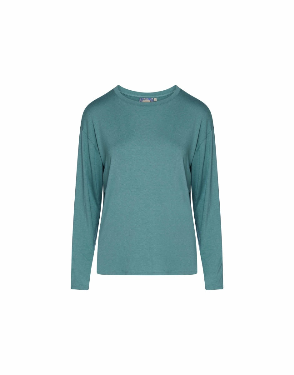 Top Lange Mouw Essenza Denna  Soft Teal