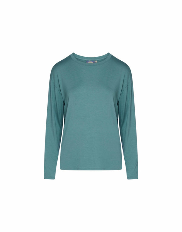 Top Lange Mouw Essenza Denna  Soft Teal