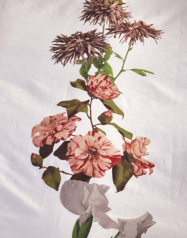 Dekbedovertrek Essenza Dorena Wit detail