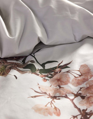 Dekbedovertrek Essenza Dorena Wit binnenzijde