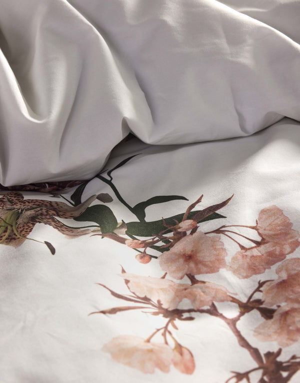 Dekbedovertrek Essenza Dorena Wit binnenzijde