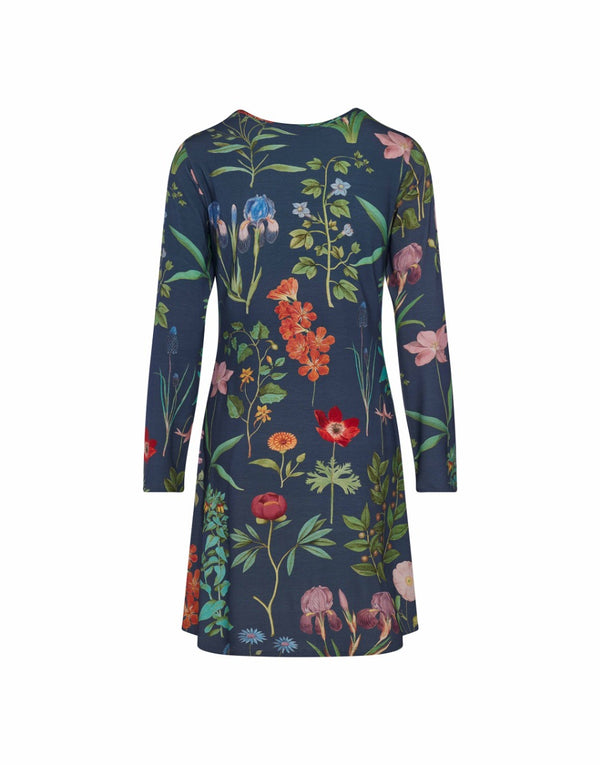 Nachthemd Essenza Elm Marigold Slate Grey back