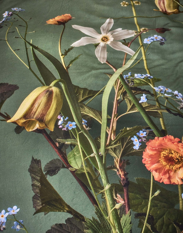 Dekbedovertrek Essenza Ficaria Greenish detail