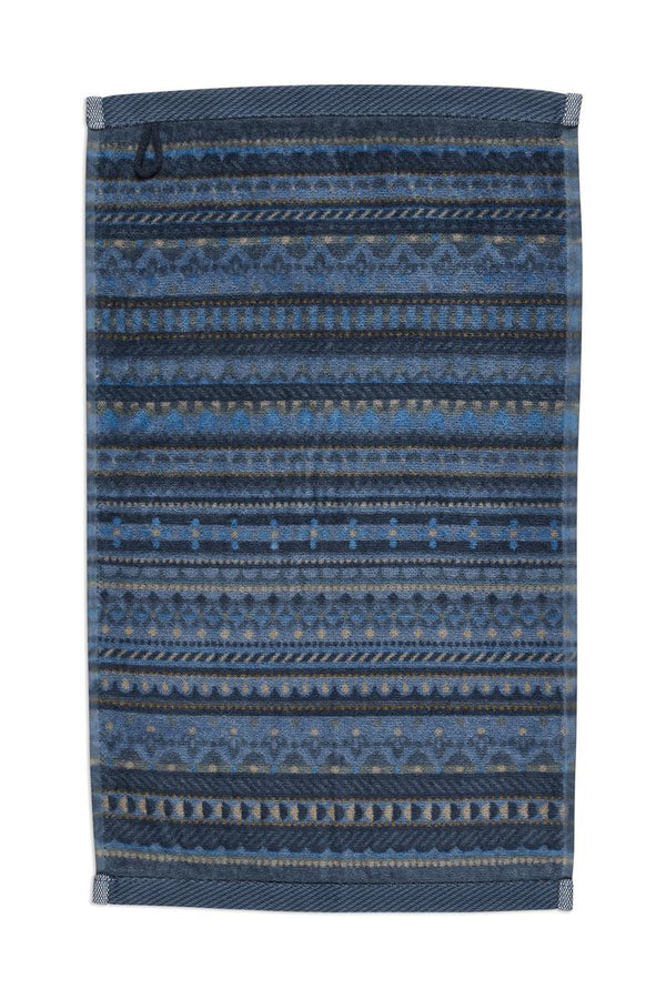 Gastendoek Pip Studio Geometric Garden Dark Blue