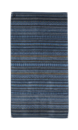 Handdoek Pip Studio Geometric Garden Dark Blue