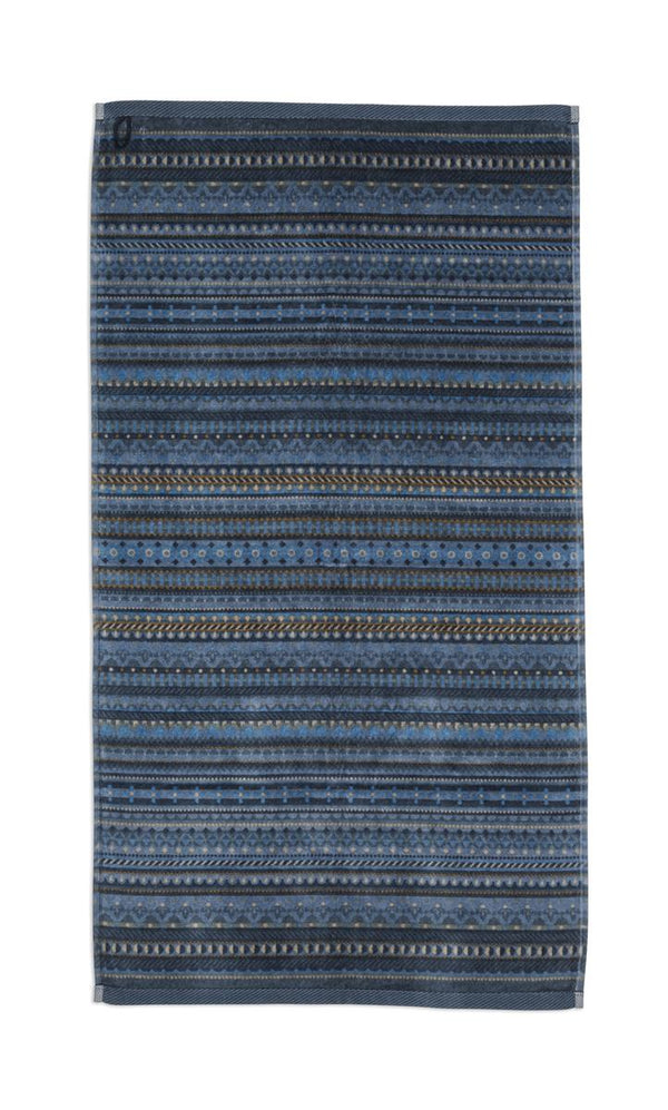 Handdoek Pip Studio Geometric Garden Dark Blue