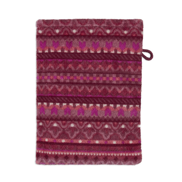 Washand Pip Studio Geometric Print Dark Pink