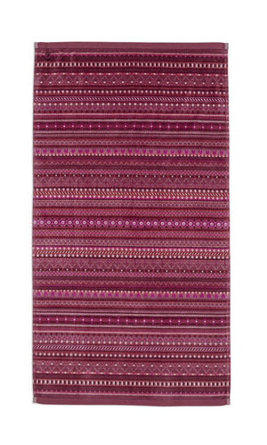 Handdoek Pip Studio Geometric Print Dark Pink