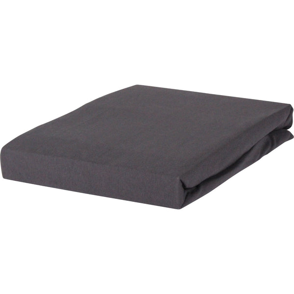 Hoeslaken Livello Jersey Stretch Donker Grijs