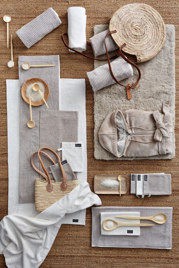 Badtextiel Vandyck Home white/sand