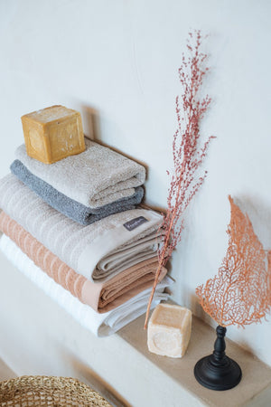 Badtextiel Vandyck Wave sfeer met zeep